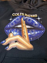 Black colts hoodie