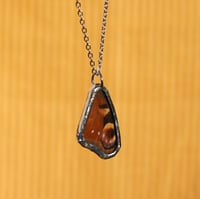Image 1 of Peacock Butterfly Necklace