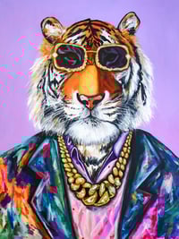 Fancy Tiger on Photo Paper
