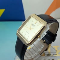 Image 4 of 1987 Seiko Chronos Quartz 'Tank' Gold Dress Watch (9021-5220)