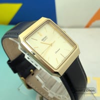 Image 5 of 1987 Seiko Chronos Quartz 'Tank' Gold Dress Watch (9021-5220)