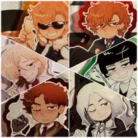 Image 1 of (PREORDER) The Flags Canon/Beast AU Keychains