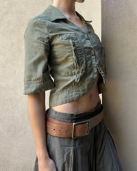 Image 6 of SHORT SLEEVE KHAKI JACKET