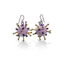 explodey ball earrings