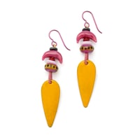 fruity crescent earrings