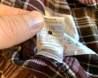 Image 9 of Bluco work garment flannel shirt iron heart, size M