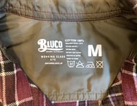 Image 3 of Bluco work garment flannel shirt iron heart, size M