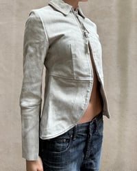 Image 8 of SUEDE SUPER PALE GREEN JACKET