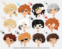 Image 1 of (PREORDER) Storm Bringer Popsicle Keychains