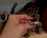 Image 4 of Carnelian and Obsidian Open Style Ring