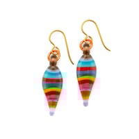 stripey earrings