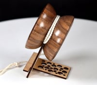 Image 3 of English Walnut "Fractal" yo-yo, #2025-266