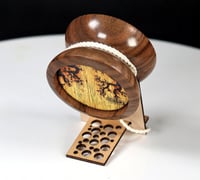 Image 4 of English Walnut "Fractal" yo-yo, #2025-266