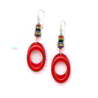 retro hoop earrings