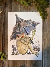 The Toad Parasol 5 X 7 Print