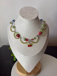 Image 8 of Cottagecore Green Swirl Choker Necklaces Collection