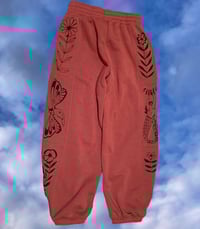 Image 2 of  "Heart and Moon" sweatpants Small