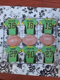 Image 1 of Team Jersey cookies, completely customizable