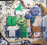 Image 1 of Polo Ralph Lauren inspired cookies! Great for fall baby showers