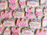 Image 1 of Baby Sprinkle cookies! In any color