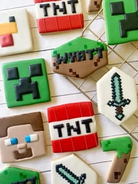 Image 1 of Minecraft Cookies! Fully customizable!!