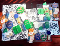 Image 2 of Polo Ralph Lauren inspired cookies! Great for fall baby showers