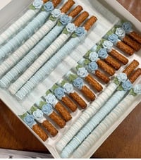 Image 2 of Baby in bloom chocolate covered pretzels