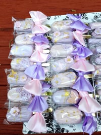 Image 2 of Floral butterfly treat package! Cake sickles, dipped Pretzels, oreos, and krispies