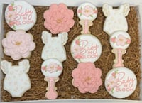 Image 3 of 1 dozen Baby in bloom cookies! Several styles and custom  colors