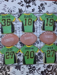 Image 3 of Team Jersey cookies, completely customizable