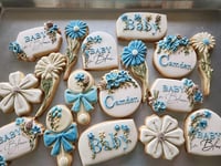 Image 4 of 1 dozen Baby in bloom cookies! Several styles and custom  colors