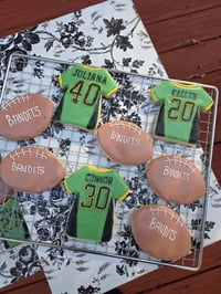 Image 4 of Team Jersey cookies, completely customizable