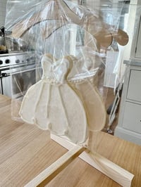 Image 1 of Dress Cookies: Bridal Shower or Wedding Favors, Custom Theme