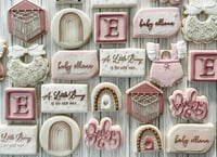 Image 3 of Boho baby cookies! Several styles and custom  colors