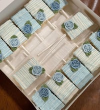 Image 3 of Blue Rose Chocolate Dipped Treat Package: Baby Shower Cake Pops