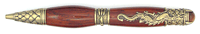 Image 2 of Multiple Dragon Twist Pens Available in Antique Brass and Antique Copper Finishes