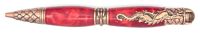 Image 4 of Multiple Dragon Twist Pens Available in Antique Brass and Antique Copper Finishes
