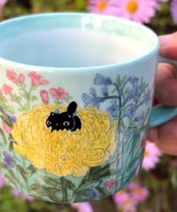 Image 2 of The Chrysanthemum Cat Mug