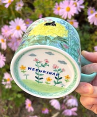 Image 3 of The Chrysanthemum Cat Mug