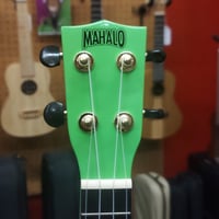Image 3 of Mahalo Rainbow Series Soprano Ukulele - Light Green