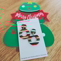 Image 2 of Striped Christmas Wreath