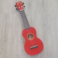 Image 1 of Mahalo Rainbow Series Soprano Ukulele - Red