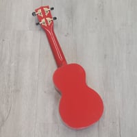 Image 2 of Mahalo Rainbow Series Soprano Ukulele - Red