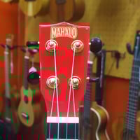 Image 3 of Mahalo Rainbow Series Soprano Ukulele - Red