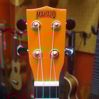 Image 3 of Mahalo Rainbow Series Soprano Ukulele - Orange