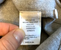 Image 7 of Engineered Garments intermediates brushed cotton shirt, made in USA, size M