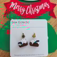 Image 2 of Pudding (15mm) and Gold Christmas Tree Pack