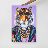 Image 2 of Fancy Tiger on Canvas