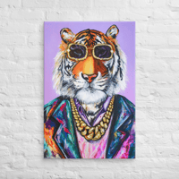 Image 3 of Fancy Tiger on Canvas