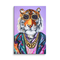 Image 4 of Fancy Tiger on Canvas
